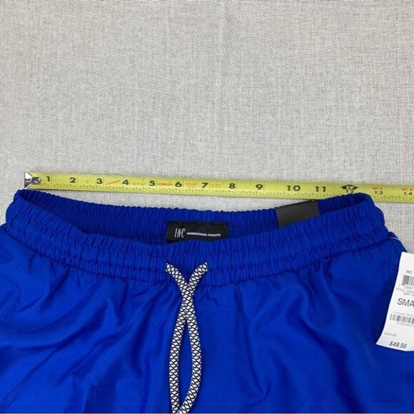 Inc Mens Blue Drawstring Regular Fit Moisture Wicking Swim Trunks  Size S - Picture 7 of 11